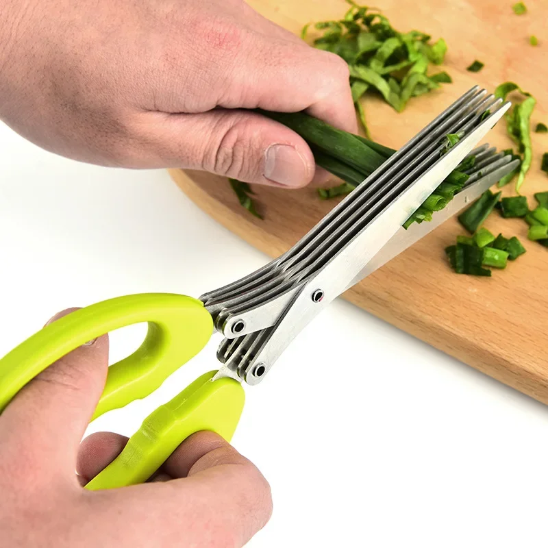 Kitchen Gadgets You Need - Muti-Lagen Keuken Schaar Rvs Groentensnijder Lente-ui