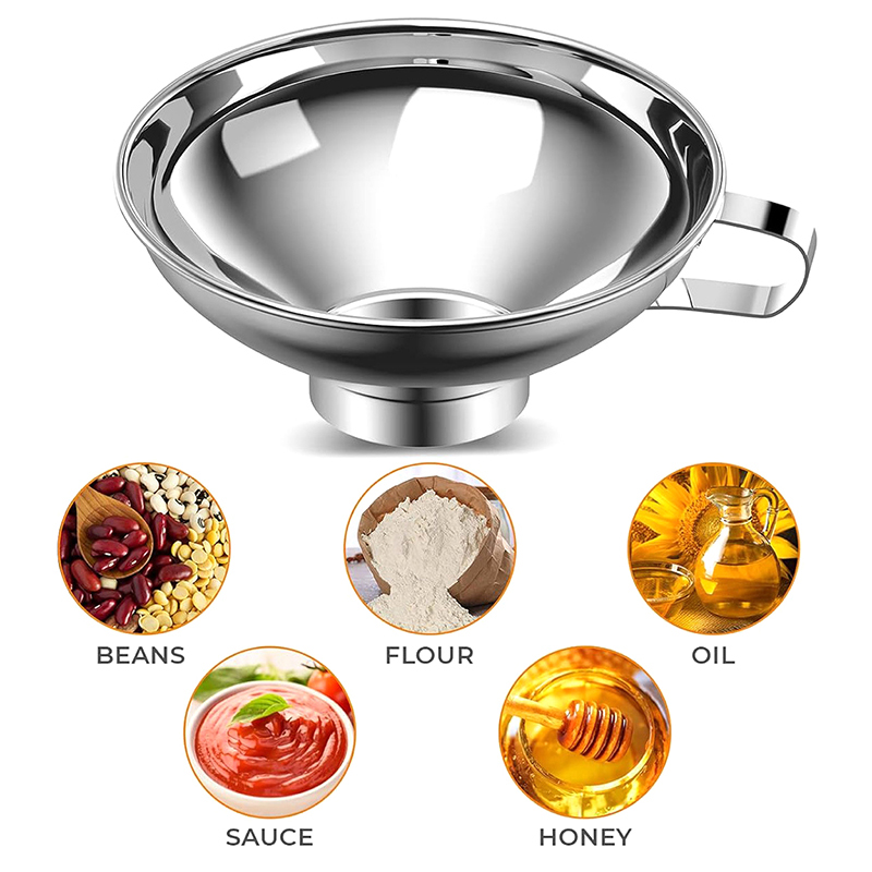 Kitchen Gadgets Popular - Zeer populaire 2-maat roestvrijstalen brede-mond inmaak