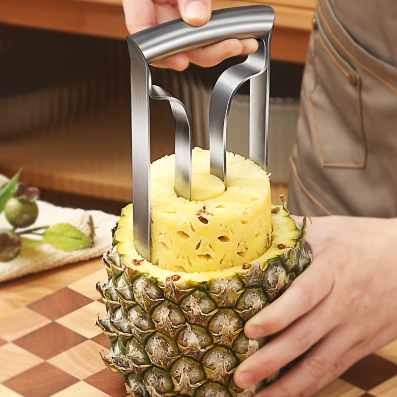 Kitchen Gadgets Vegetable Cutter - Ananasschiller Ananasboor- en snijder Roestvrijstalen fruitsnijder