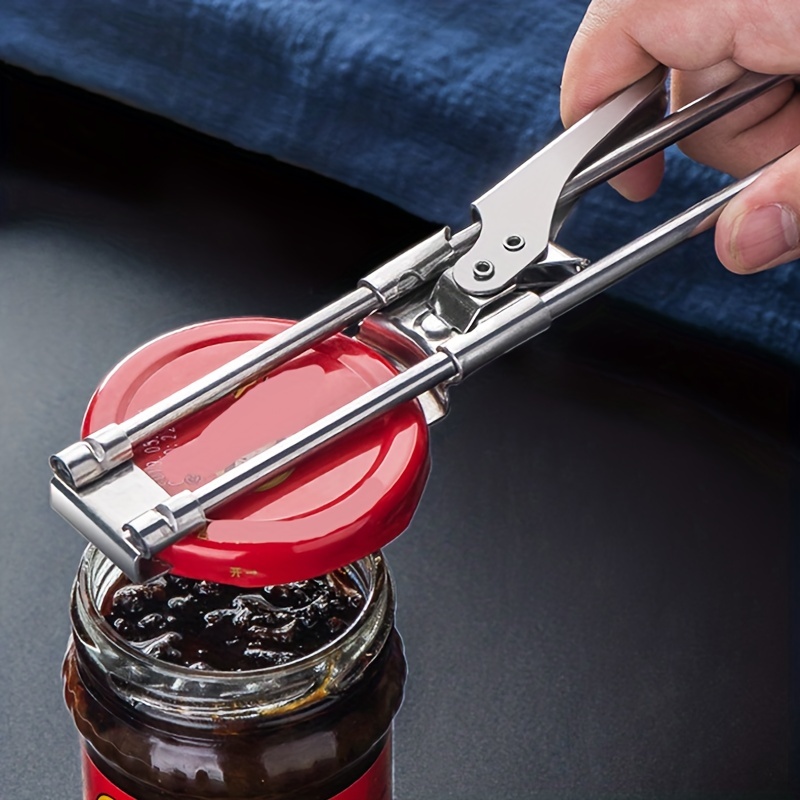 Kitchen Gadgets Jar Openers - Roestvrijstalen keukengereedschap 23 cm Verstelbare arbeidsbesparende
