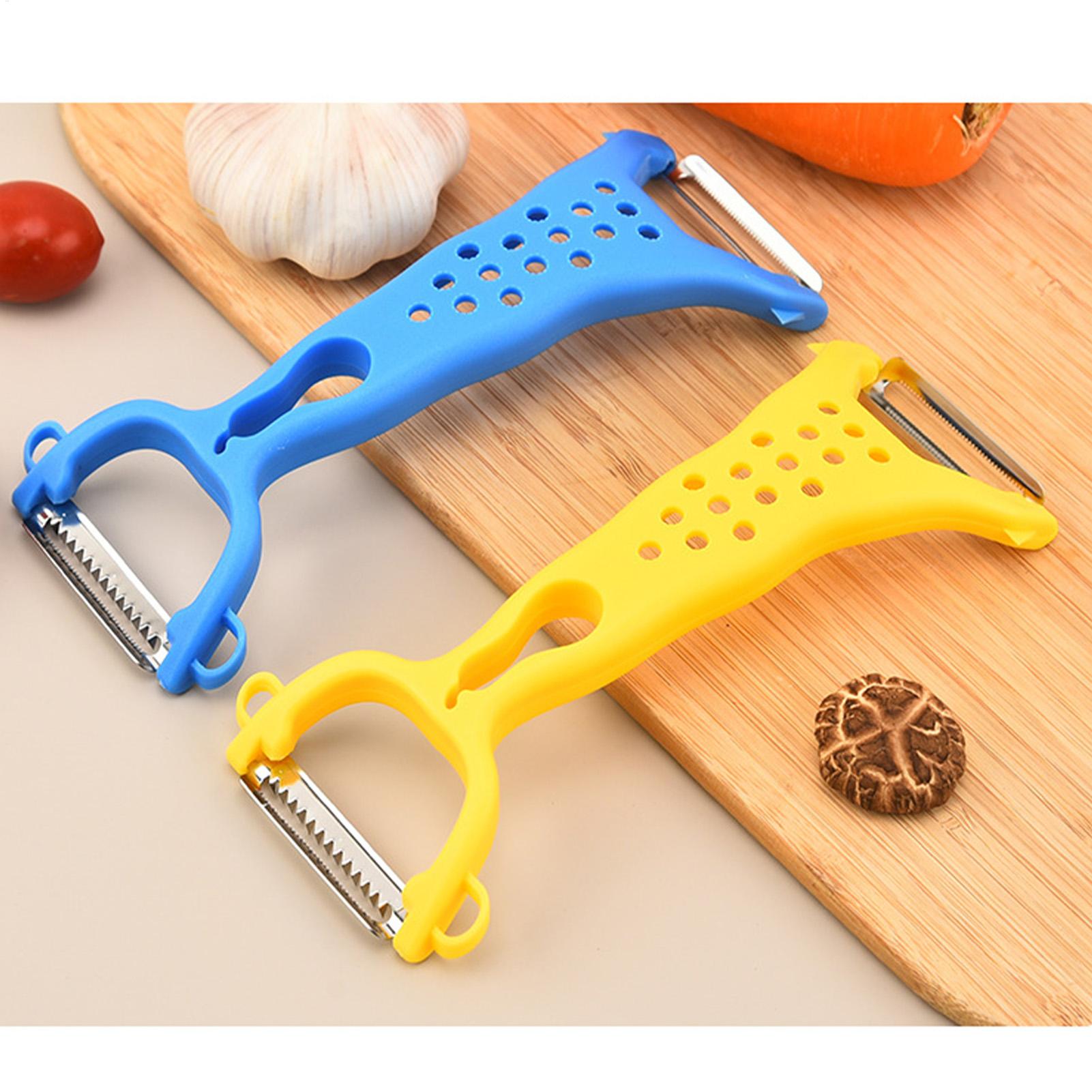 Household Kitchen Gadgets Vegetable Cutter Silk Cutter - 1PC roestvrijstalen groenteschiller Aardappelschiller Multifunctionele rasp