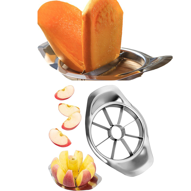 Kitchen Gadgets Smart - Roestvrijstalen Mango Cutter Apple Slicer Groentemes
