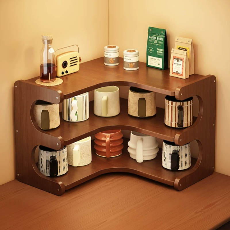 Kitchen Room Gadgets - Afwasrek voor aanrechtblad, keukenorganizers, hoekplank, voorraadkast,