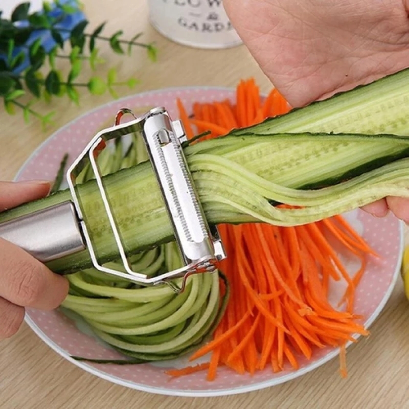 Kitchen Gadgets Dropshipping - Multifunctionele roestvrijstalen keukenschiller Fruit Groente Aardappel