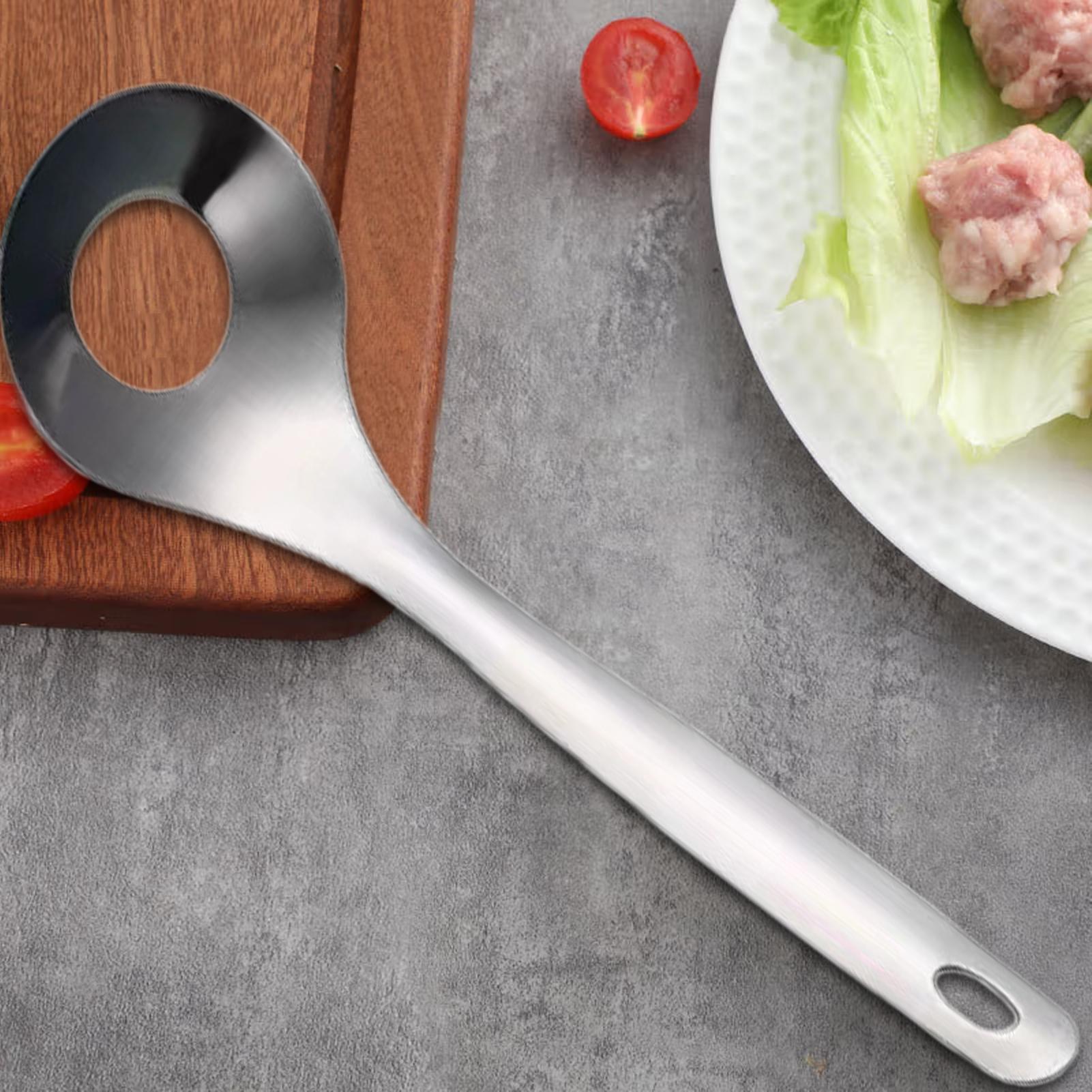 Kitchen Gadgets Presents - Roestvrijstalen anti-aanbak vleesballenlepel, keukenhulp, knijpvorm voor