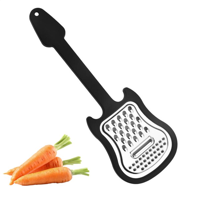 Household Kitchen Gadgets Vegetable Cutter Silk Cutter - Gitaar Vorm Kaasrasp Multifunctionele Rvs Groente