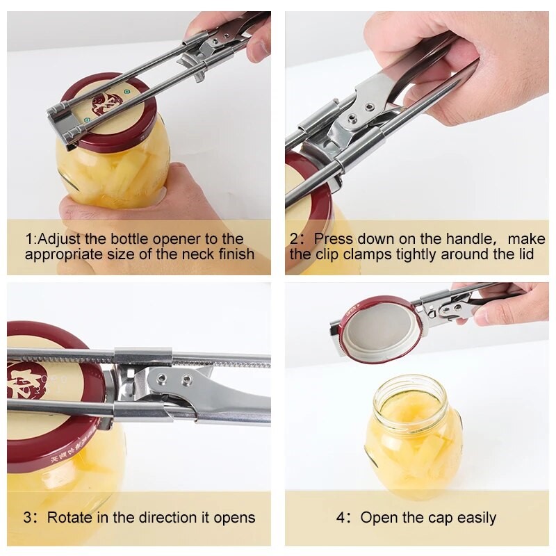 Roestvrijstalen keukengereedsc - Kitchen Gadgets Jar Openers recensie en prijs