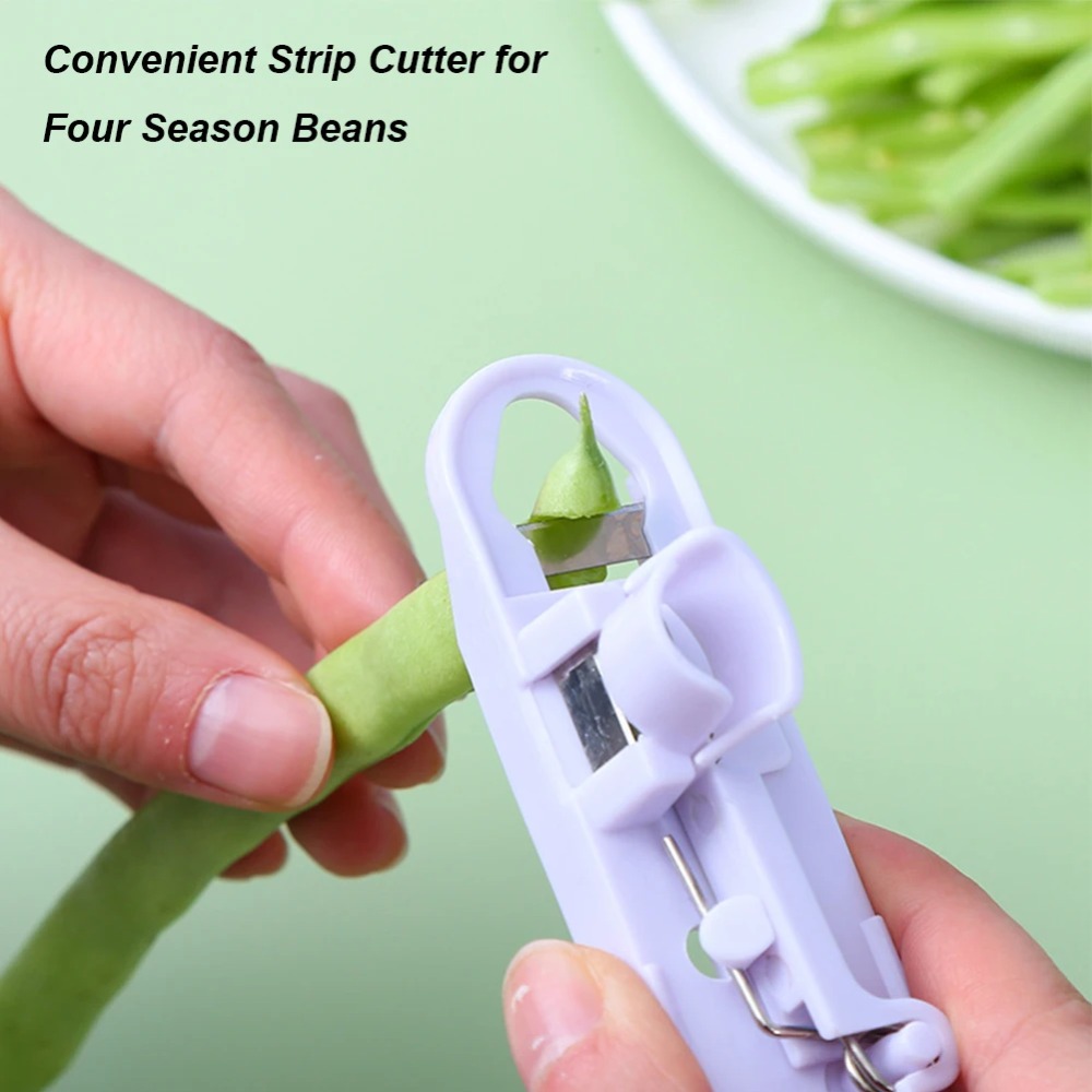1PC Green Bean Slicer Cutter G - Household Kitchen Gadgets Vegetable Cutter Silk Cutter recensie en prijs