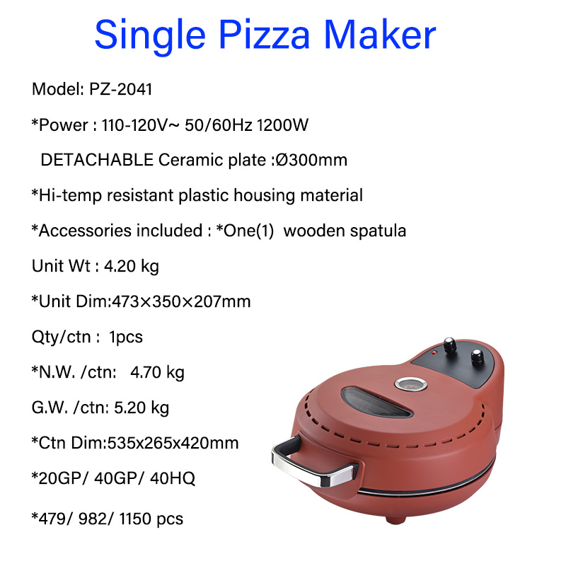 Elektrische pizzaoven Indoor d - Pizza Stone Baking recensie en prijs