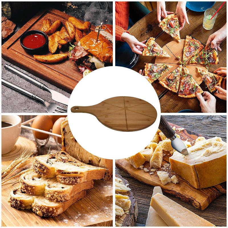 Pizza snijplank houten rond ke - Kitchen Gadgets Guide recensie en prijs
