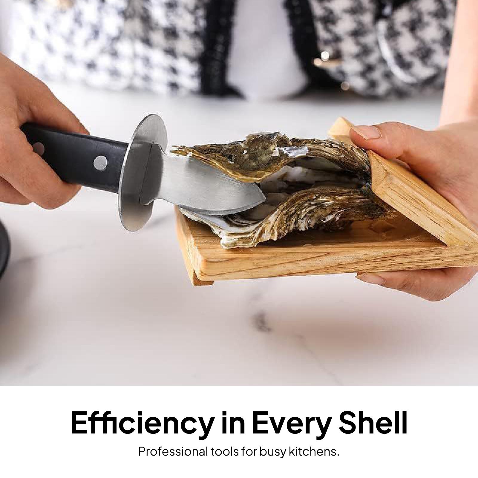 Oesterhouder Houten Klem Schaa - Kitchen Room Gadgets recensie en prijs