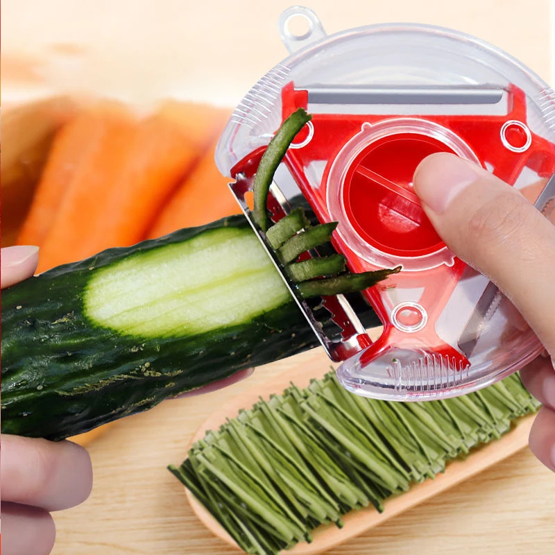 1/3PCS 3in1 Magic Trio Dunschi - Household Kitchen Gadgets Vegetable Cutter Silk Cutter recensie en prijs