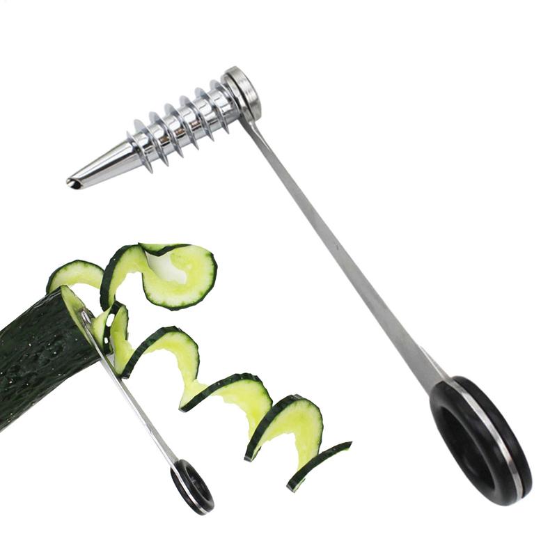Spiraalsnijder Mes Komkommer W - Household Kitchen Gadgets Vegetable Cutter Silk Cutter recensie en prijs