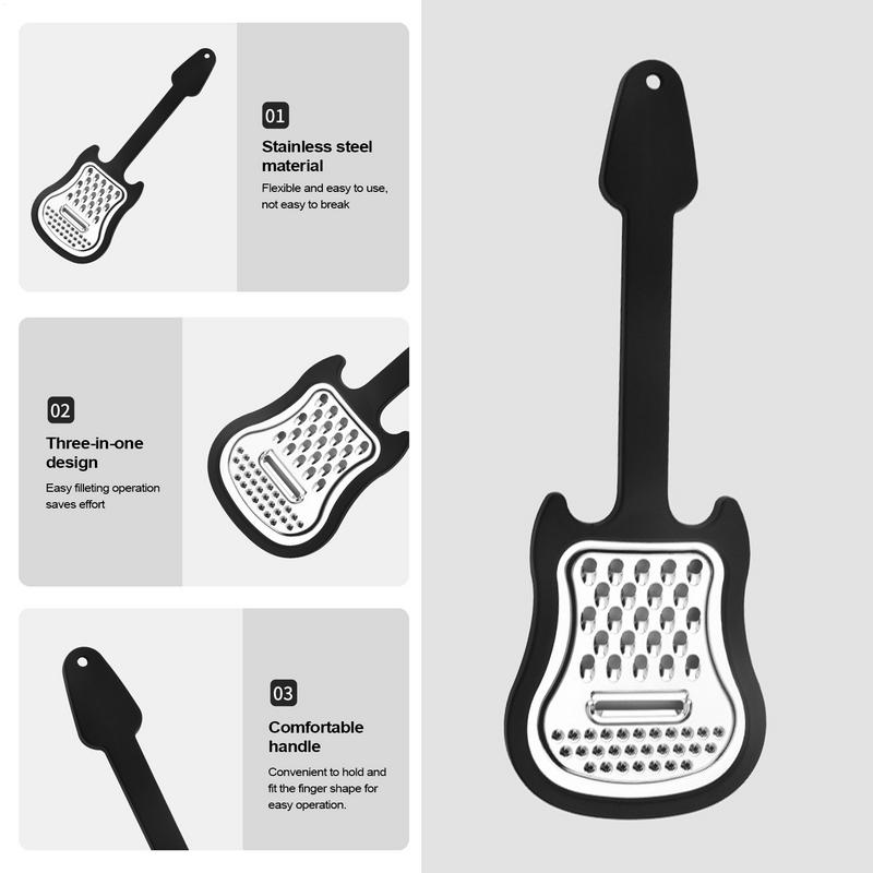Gitaar Vorm Kaasrasp Multifunc - Household Kitchen Gadgets Vegetable Cutter Silk Cutter recensie en prijs